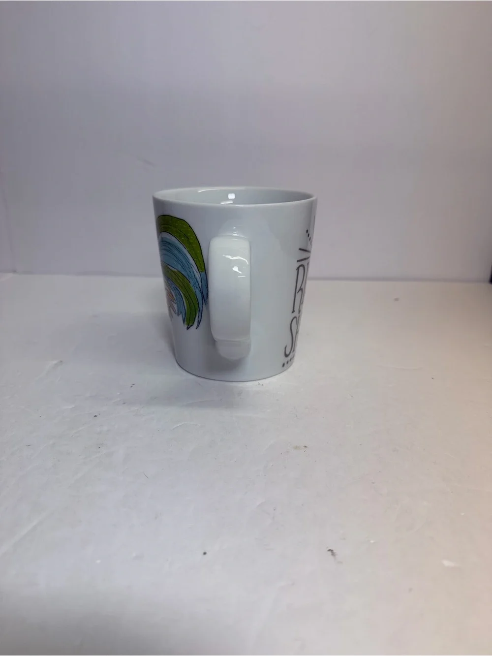 Crate & Barrel Rise & Shine Chicken Ceramic Mug